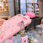 Pink Screen Protector Anime Phone Case For iPhone 13 12 Mini 11 Pro Max X XS MAX XR 6 6s 7 8 Plus For TPU Back Cover.