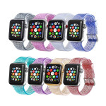 Apple Watch band 40mm 44mm iWatch 38mm 42mm Bling silicone watchband bracelet Apple watch 4 3 5 se 6.