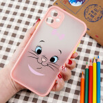 Cute Cartoon Marie-Cats Pattern Phone Case Matte Cover for iPhone 11 12 13 Pro Max XS XR 6s 7 8 Plus SE2 Mini.