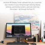 HP V222vb FHD Monitor, 1080p VA Display, 75Hz Refresh Rate, 21.5-inch Computer Screen, TÜV Certified Low Blue Light Mode