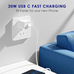 USB C Wall Fast Charger Block Compatible with iPhone