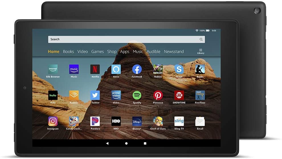 Certified Refurbished Fire HD 10 Tablet (10.1" 1080p full HD display, 32 GB) – Black (2019 Release)