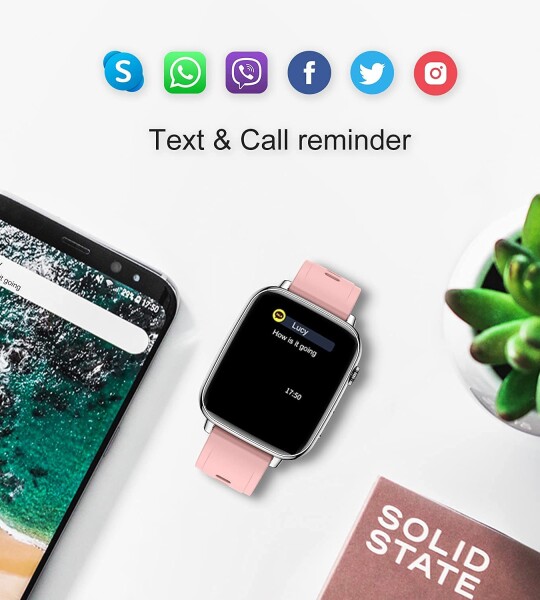 Fitness Watch for Women Men IP67 Waterproof Sports Watch