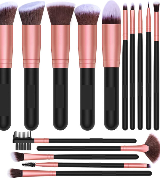 Makeup Brushes Set With Soft Synthetic Hair Powder Foundation Eye Make Up Brush