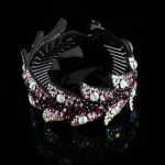 Women Hair Claws Headwear Rhinestone Flower Hairpin Bird Nest Floral Clip Meatball Hair Accessories