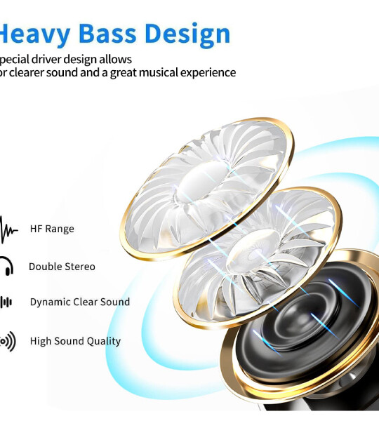 Ear Wired Earbuds with Bluetooth Microphone Compatible iPhone