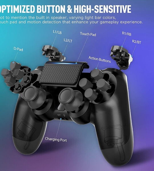 Wireless Game Controller Compatible with PS4