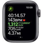 Apple Watch Series 5 Space Gray Aluminum Case with Black Sport Band