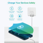 USB C Charger Fast Charger with 6FT USB C to Lightning Cable for iPhone