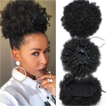 Drawstring Ponytail Kinky Curly Clip Hair Extensions For Women