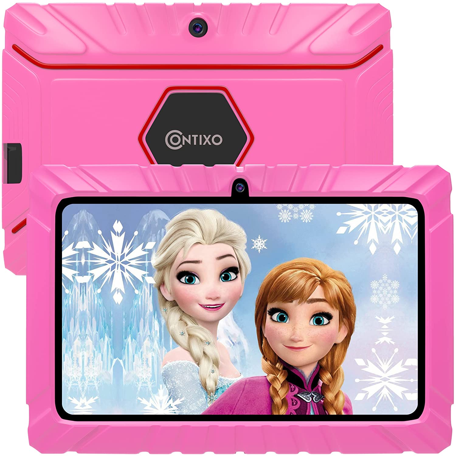 Contixo Kids Tablet V8, 7-inch HD, Ages 3-7, Toddler Tablet with Camera, Parental Control - Android 11, 16GB, WiFi, Lear