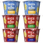 PASTA RONI Quaker Rice a Roni Cups Individual Cup, 3-Flavor Variety Pack, 2.25 Oz (Pack of 12)