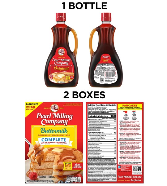 Peal Milling Company Pearl, Syrup & Mix Combo