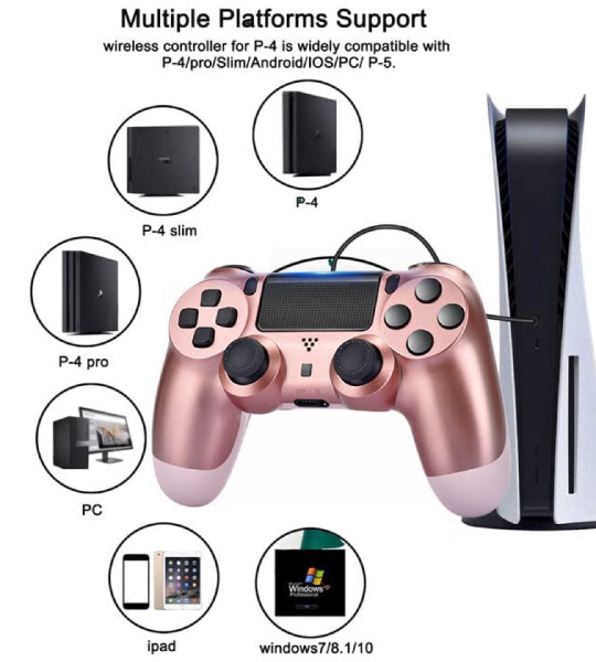 Game Controller for PS4 Compatible with PlayStation