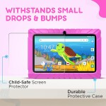 Contixo Kids Tablet V8, 7-inch HD, Ages 3-7, Toddler Tablet with Camera, Parental Control - Android 11, 16GB, WiFi, Lear