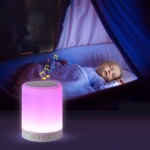 Night Light Bluetooth Speaker, Portable Wireless Bluetooth Speakers, Touch Control Bedside Table Light, Outdoor Speakers