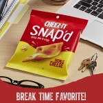 Cheez-It Baked Snack Cheese Crackers, 4 Flavor Variety Pack, School Lunch Snacks, Single Serve Bag (42 Bags)