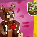 Valentine’s Brown Bear 40462 Building Kit