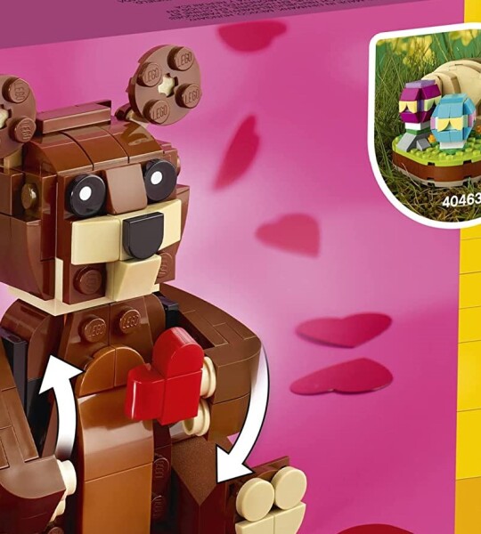 Valentine’s Brown Bear 40462 Building Kit
