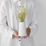 Ceramic Flower Vase Minimalism Style for Modern Table Shelf Home Decoration