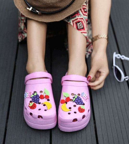 Female Beach Sandals Home Slippers Thick Sole Increased Flip Flops for Women