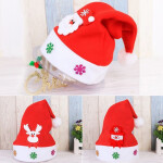 LED flashing christmas santa hats For Kids Adult christmas party.