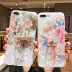 Floral Ring Stand Phone Case For iPhone 13 12 11 Pro Max XR XS Max X XS 7 8 Plus.