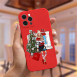 Christmas and New Year gift red Phone Case For iPhone 13 Pro 11 Pro Max 12 mini XS XR 6 6S 8 7