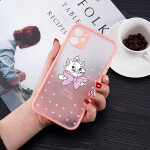 Cute Cartoon Marie-Cats Pattern Phone Case Matte Cover for iPhone 11 12 13 Pro Max XS XR 6s 7 8 Plus SE2 Mini.