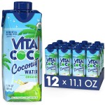 Vita Coco Coconut Water, Pure Organic | Refreshing Coconut Taste | Natural Electrolytes | Vital Nutrients | 11.1 Oz (Pac