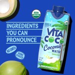 Vita Coco Coconut Water, Pure Organic | Refreshing Coconut Taste | Natural Electrolytes | Vital Nutrients | 11.1 Oz (Pac