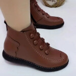 Autumn and Winter Leather Shoes For Women