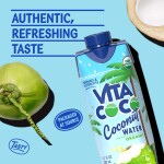 Vita Coco Coconut Water, Pure Organic | Refreshing Coconut Taste | Natural Electrolytes | Vital Nutrients | 11.1 Oz (Pac