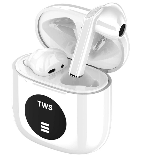 Waterproof Noise Cancelling Wireless Earbuds with Wireless Charging Case
