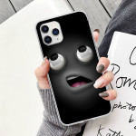 3D Funny Face Transparent  Cover For Samsung Galaxy