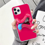 3D Funny Face Transparent  Cover For Samsung Galaxy