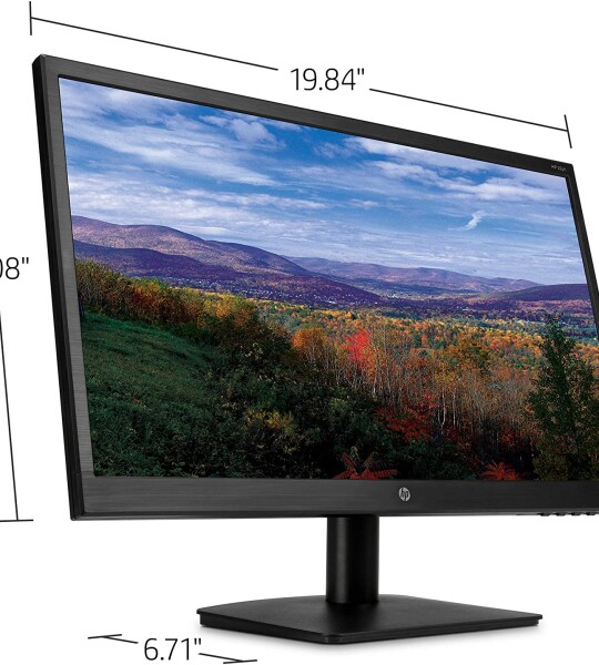 HP 21.5-inch FHD Monitor with Tilt Adjustment and Anti-glare Panel (22yh, Black)