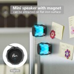 LFS Portable Bluetooth Speaker with Lights, Night Light LED Wireless Speaker,Magnetic Waterproof Speaker, 7 Color LED Au