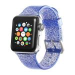 Apple Watch band 40mm 44mm iWatch 38mm 42mm Bling silicone watchband bracelet Apple watch 4 3 5 se 6.