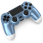 Wireless Game pad Controller for ps4 White & Blue