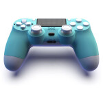 Wireless Dual Vibration Game Joystick Controller for PS4 Blue