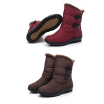 Waterproof Winter Warm Women Shoes Plus Velvet Cotton Boots