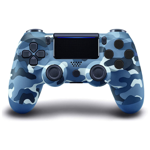 Wireless Controller with Dual Vibration Camo Game Joystick Compatible with Play station