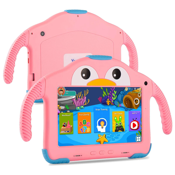 Android Kids Tablet with Dual Camera 32GB Storage for Boys & Girls