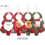 4Pcs Christmas Hanging Pendants Santa Claus Dolls Christmas Tree Decorations for Home Natal Xmas Ornaments.