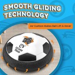 Hover Ball for Boys & Girls - 2 LED Light Soccer Balls with Foam Bumpers