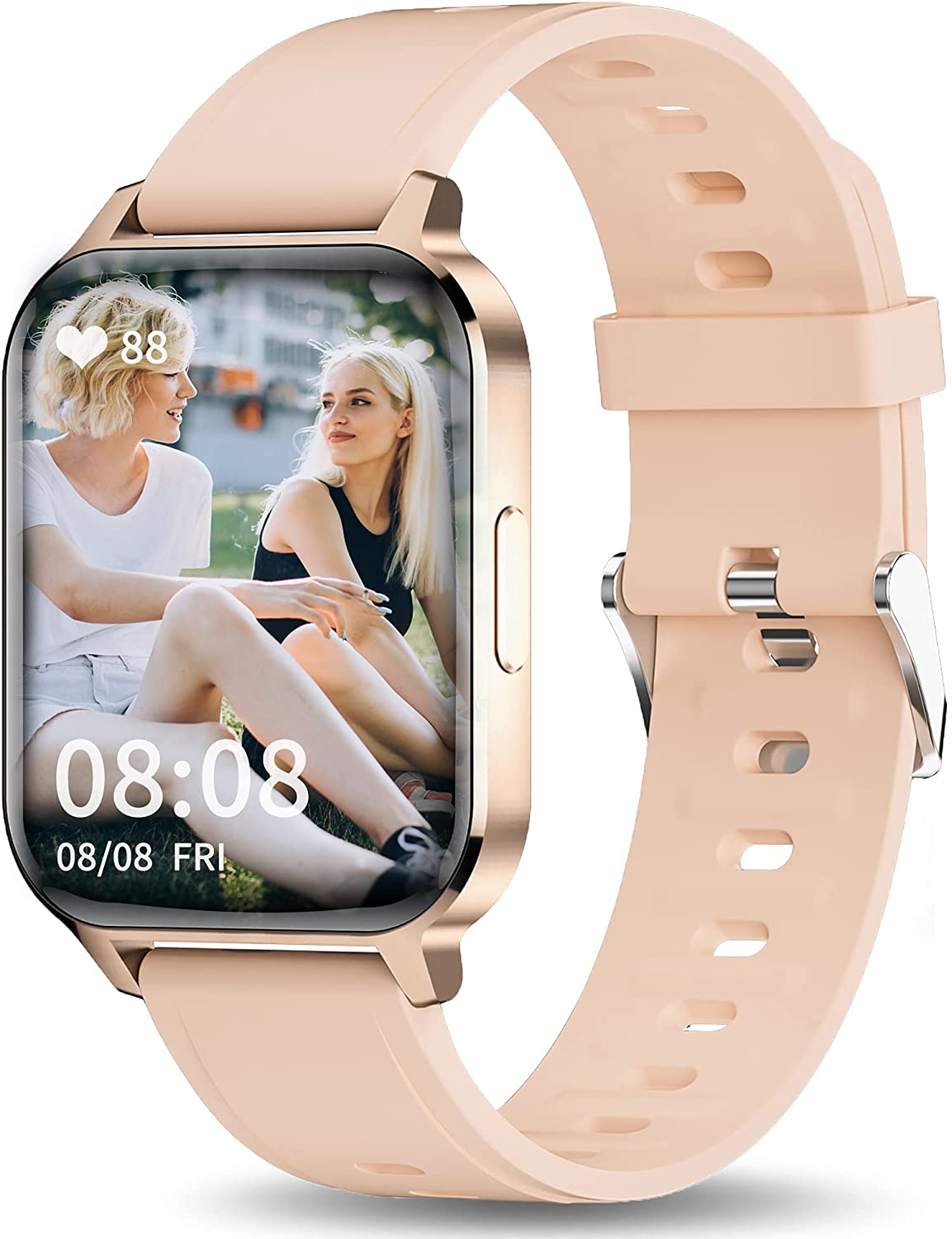 Smart Watch for Women, Smartwatch for Android and iOS Phones IP68 Waterproof Fitness Tracker