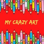 My Crazy Art Sketchbook for Kids with Plain Paper for Drawing, Colouring, Writing and Learning