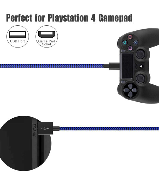 PS4 Controller Charger Charging Cable 10ft  for Playstaion 4