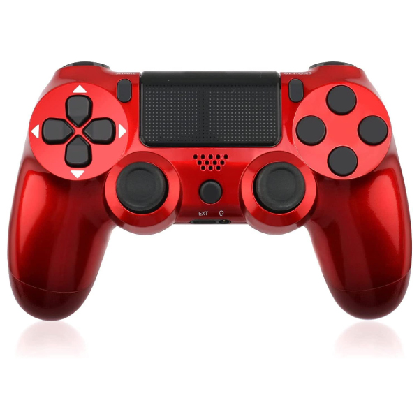 Wireless Controller for PS4 Game Piano Red Black
